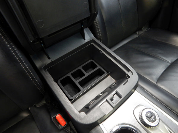 Red Hound Auto Black Center Console Organizer 1 Piece Compatible with Nissan Pathfinder 2017 2018 2019 -