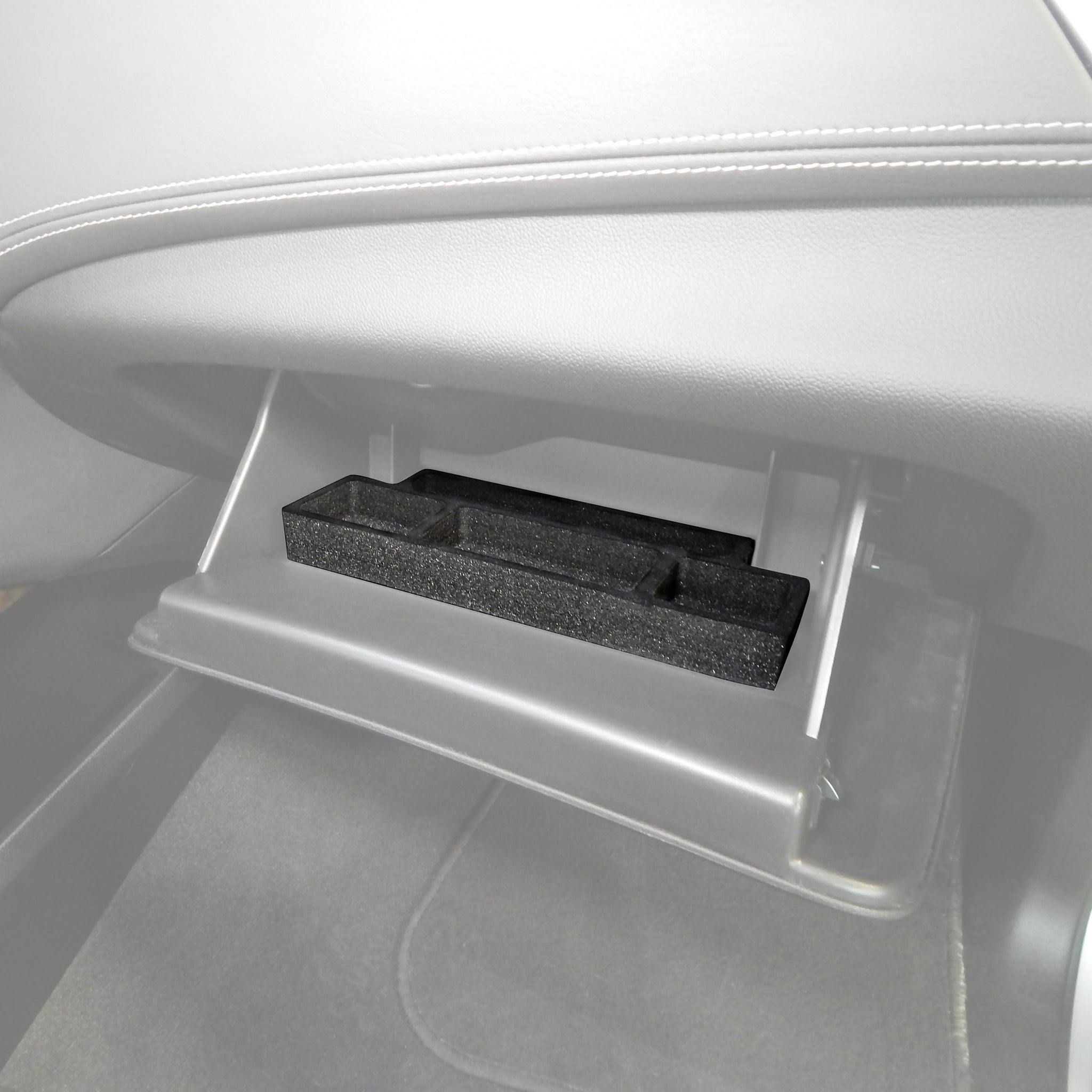 Red Hound Auto Glove Box Organizer Insert Organizational System Compatible with Chevy Chevrolet GMC Suburban/Yukon XL 2015 2016 2017 2018 2019 Black Anti-Rattle  Full Floor Console Only