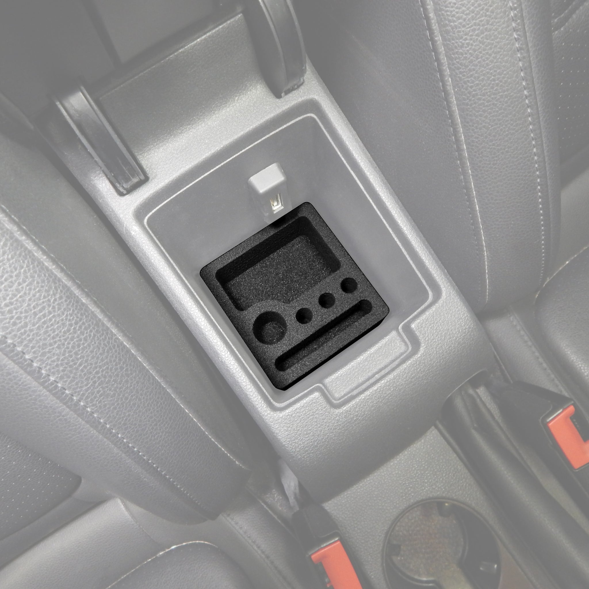 Red Hound Auto Full 2 Piece Vehicle Organizer Center Console Glove Box Inserts Compatible with Volkswagen VW Jetta 2012 2013 2014 2015 2016 2017 2018 Black Anti-Rattle