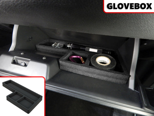 Red Hound Auto Glove Box Organizer Insert Organizational System Compatible with Dodge Grand Caravan 2011-2018