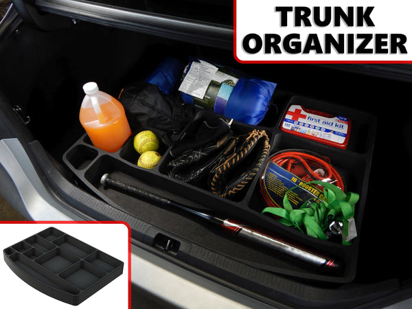 Red Hound Auto Cargo Hatch Organizer Insert Rear Trunk Organizational System Compatible with Toyota Camry 2018-2019 Note: Does not fit XLE or XSE Black Anti-Rattle