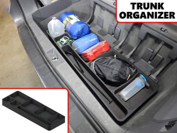 Red Hound Auto Trunk Cargo Organizer Insert Rear Storage Compatible with Toyota Sienna 2010 2011 2012 2013 2014 2015 2016 2017 2018 2019