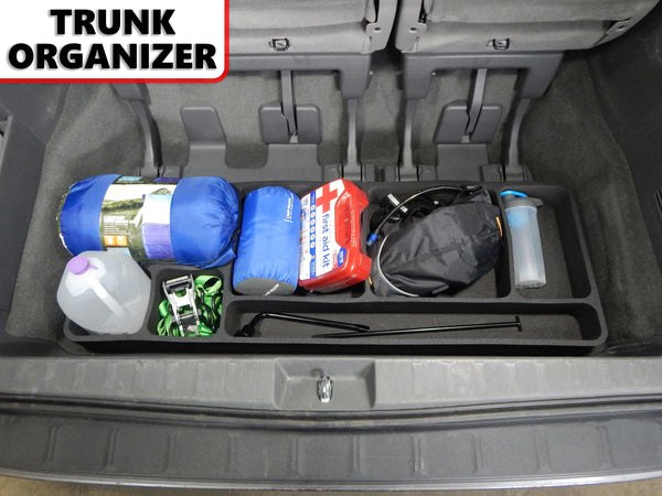 Red Hound Auto Trunk Cargo Organizer Insert Rear Storage Compatible with Toyota Sienna 2010 2011 2012 2013 2014 2015 2016 2017 2018 2019