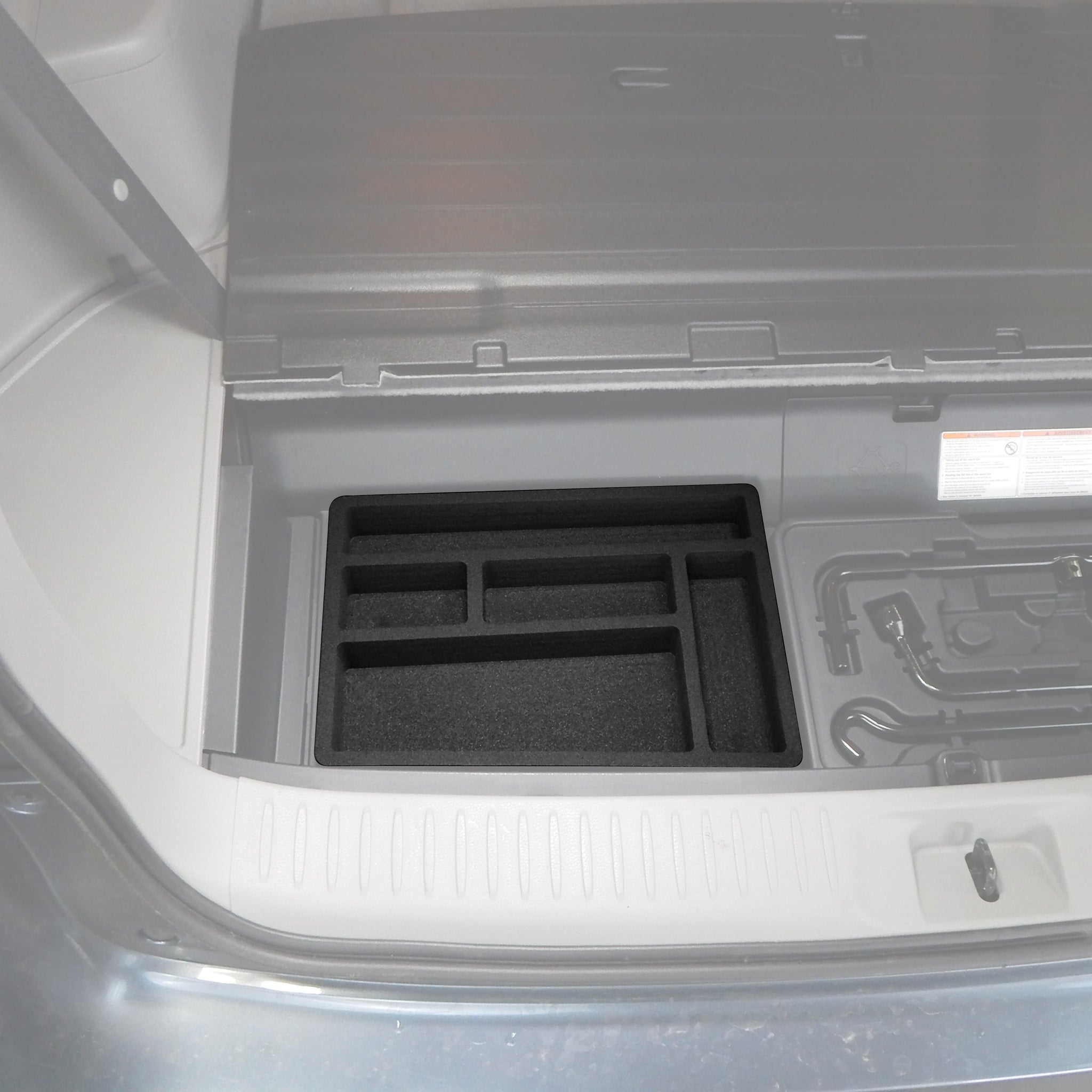 Red Hound Auto Trunk Cargo Organizer Insert Rear Storage Compatible with Toyota Highlander 2014 2015 2016 2017 2018 2019 Black Anti-Rattle