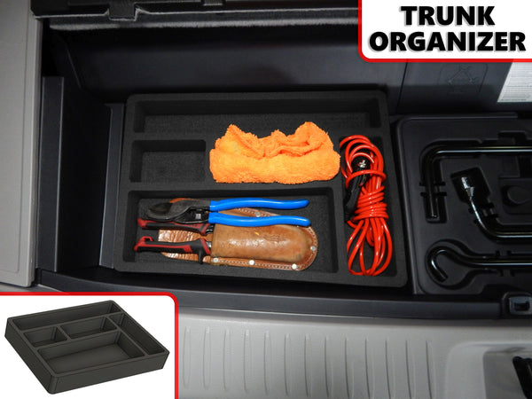Red Hound Auto Trunk Cargo Organizer Insert Rear Storage Compatible with Toyota Highlander 2014 2015 2016 2017 2018 2019 Black Anti-Rattle