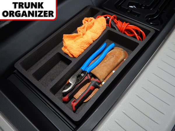 Red Hound Auto Trunk Cargo Organizer Insert Rear Storage Compatible with Toyota Highlander 2014 2015 2016 2017 2018 2019 Black Anti-Rattle