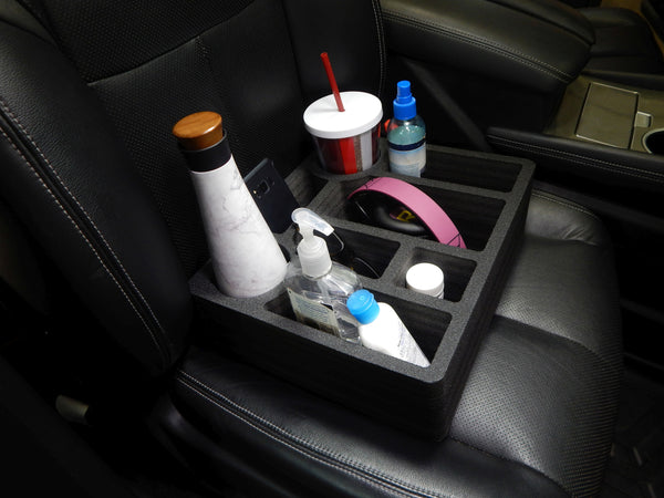 Red Hound Auto Car Passenger Seat Organizer Black Anti-Rattle Washable Waterproof for Kids and Adults Multiple Compartments Organize Books Toys Maps Baby Wipes and More,