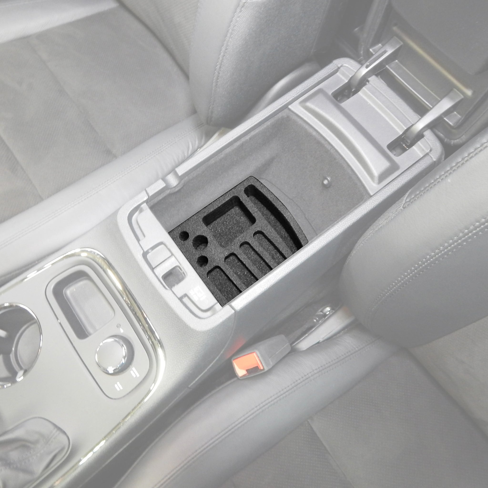 Red Hound Auto Center Console Organizer Vehicle Insert Compatible with Dodge Durango 2011 2012 2013 2014 2015 2016 2017 2018 Black Anti-Rattle