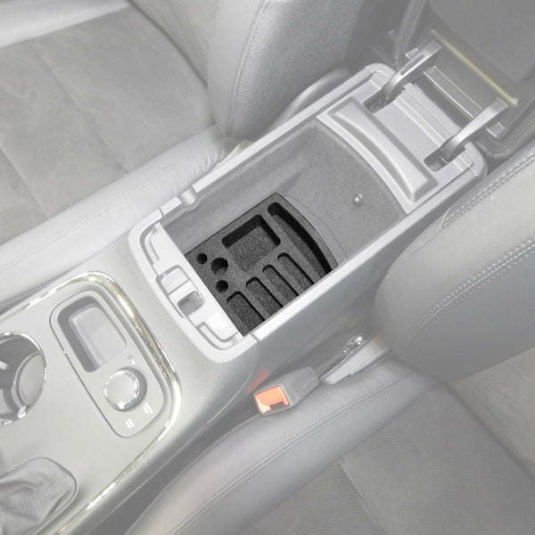 Red Hound Auto Center Console Organizer Vehicle Insert Compatible with Dodge Durango 2011 2012 2013 2014 2015 2016 2017 2018 Black Anti-Rattle
