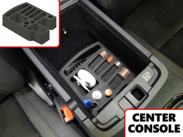 Red Hound Auto Complete 2 Piece Vehicle Organizer Center Console Glove Box Inserts Compatible with Dodge Durango 2011 2012 2013 2014 2015 2016 2017 2018 Black Anti-Rattle