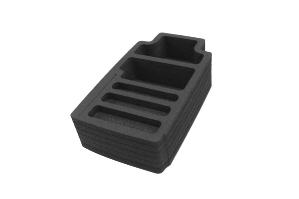 Red Hound Auto Center Console Upper Organizer Vehicle Organizational System Insert Compatible with Toyota Lexus (Camry 2002-2006, Solara 2004-2008, ES300 2002-2003, ES330 2004-2006) Black Anti-Rattle