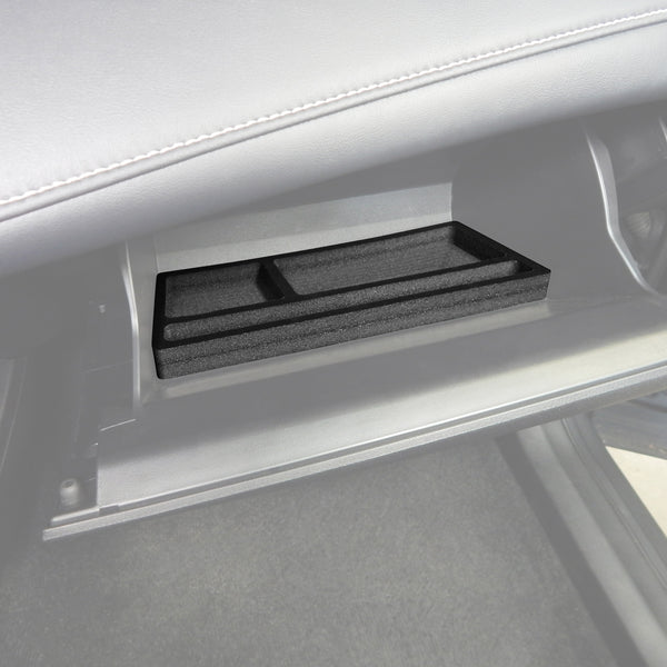 Red Hound Auto Glove Box Organizer Vehicle Organizational System Insert Compatible with Toyota RAV4 2016-2018 (LE XLE Adventure Models Only) Black Anti-Rattle