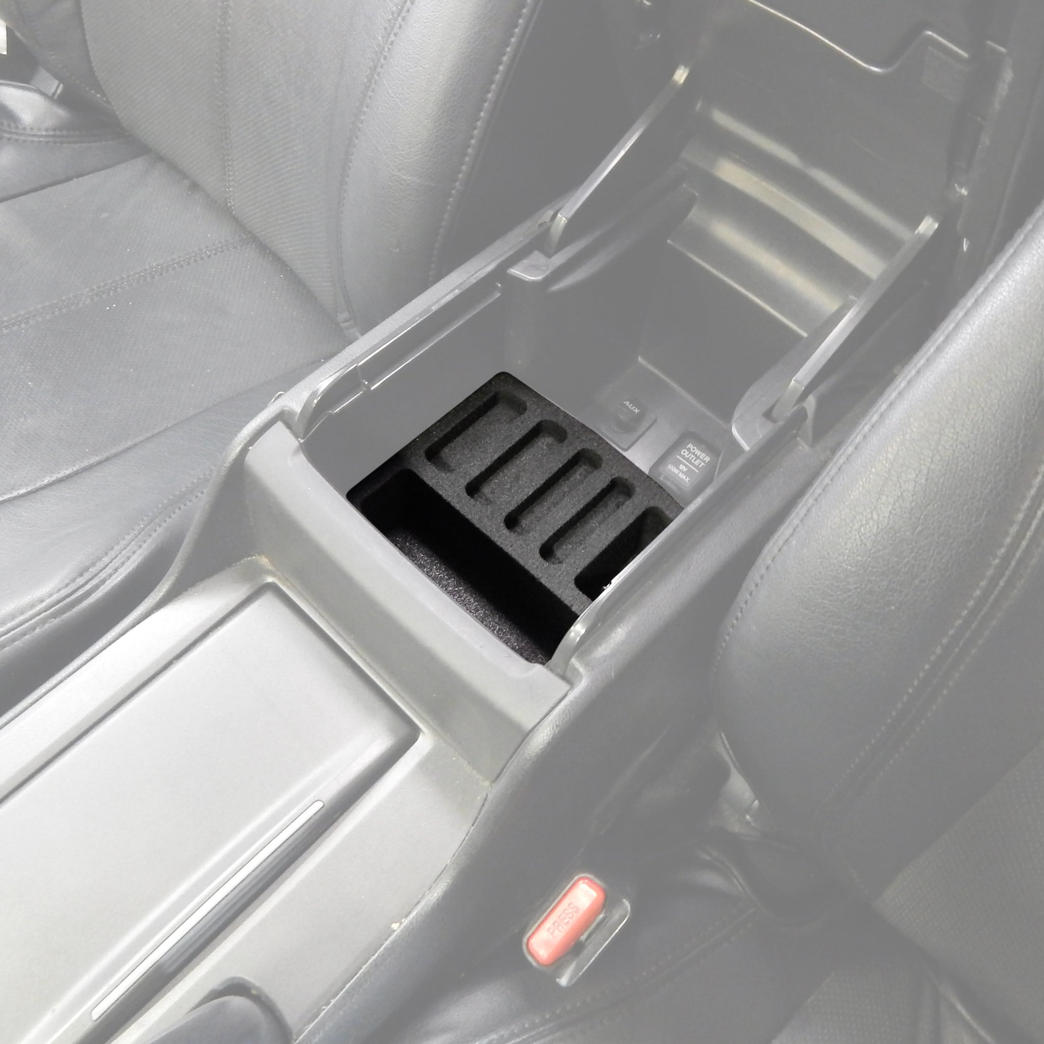 Red Hound Auto Full 3 Piece Vehicle Organizer System Center Console and Glove Box Inserts Compatible with Honda Accord 2008 2009 2010 2011 Black Anti-Rattle