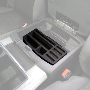 Red Hound Auto Full 7 Piece Vehicle Organizer System Center Console Upper Dash and Glove Box Black Inserts Compatible with Dodge Ram 1500 2500 3500 2013 2014 2015 2016 2017 2018 Only FITS FULL CONSOLE