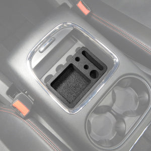Red Hound Auto Full 5 Piece Vehicle Organizer Center Console Glove Box Dash Pocket Inserts Compatible with Dodge Grand Caravan 2011-2018 Super Center Console Only