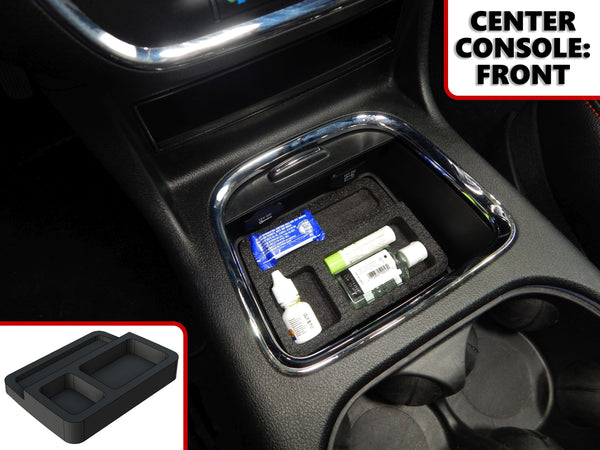 Red Hound Auto Center Console Organizer 2 Piece Set Vehicle Inserts Compatible with Dodge Grand Caravan 2011-2018 Super Center Console Only