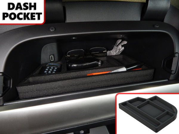 Red Hound Auto Full 5 Piece Vehicle Organizer Center Console Glove Box Dash Pocket Inserts Compatible with Dodge Grand Caravan 2011-2018 Super Center Console Only
