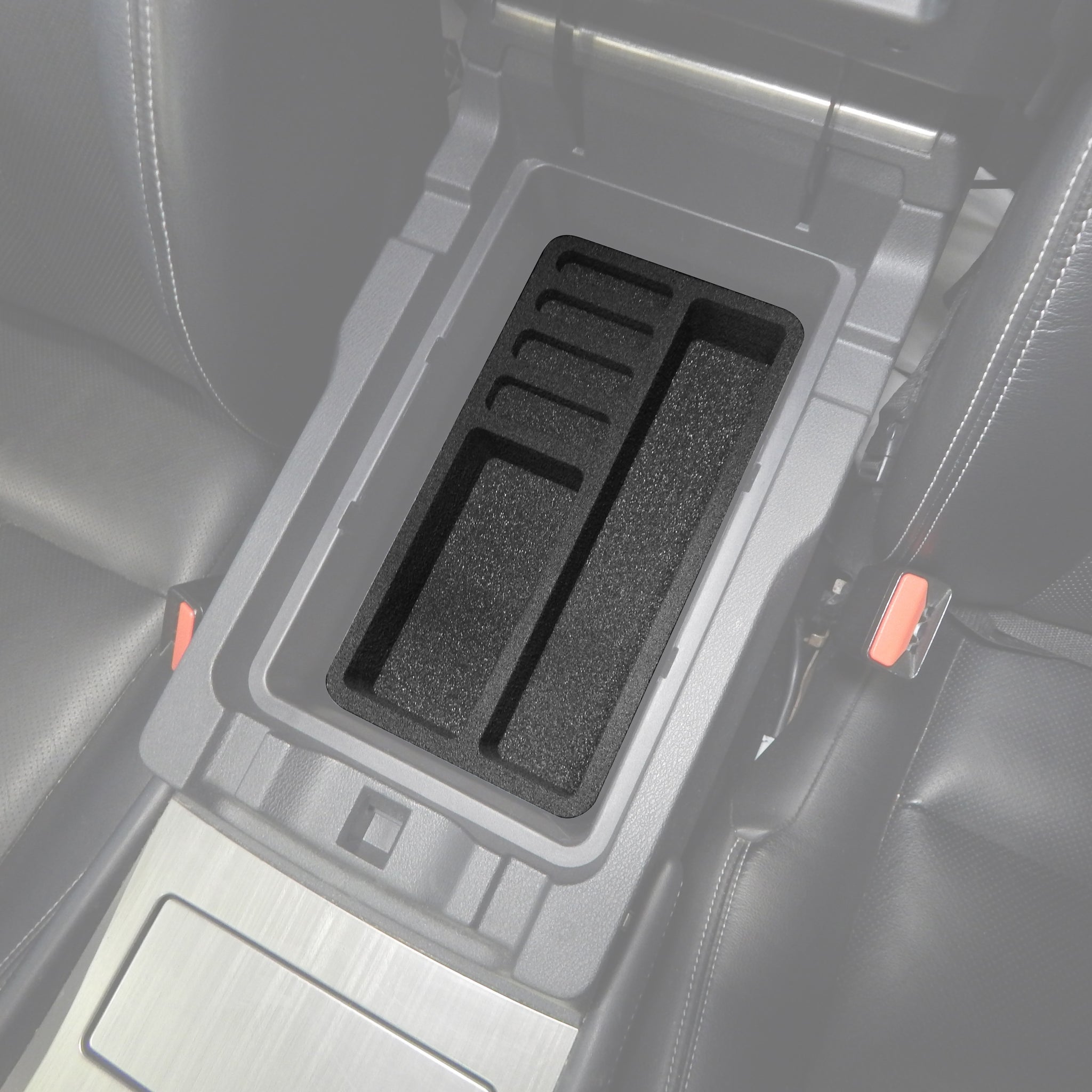 Red Hound Auto Center Console Organizer 3 Piece Stacking Set Vehicle Inserts Compatible with Nissan Murano 2015 2016 2017 Black Anti-Rattle