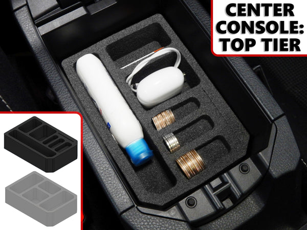 Red Hound Auto Complete 4 Piece Vehicle Organizer System with Center Console, Front Pocket and Glove Box Inserts Compatible with Toyota RAV4 2016-2018 (LE XLE Adventure Only) Anti-Rattle