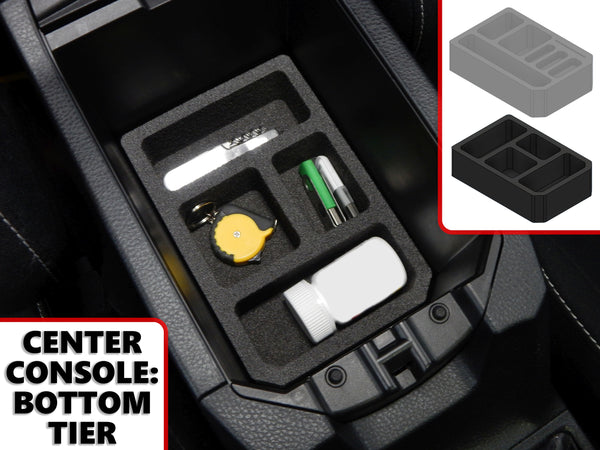 Red Hound Auto Complete 4 Piece Vehicle Organizer System with Center Console, Front Pocket and Glove Box Inserts Compatible with Toyota RAV4 2016-2018 (LE XLE Adventure Only) Anti-Rattle