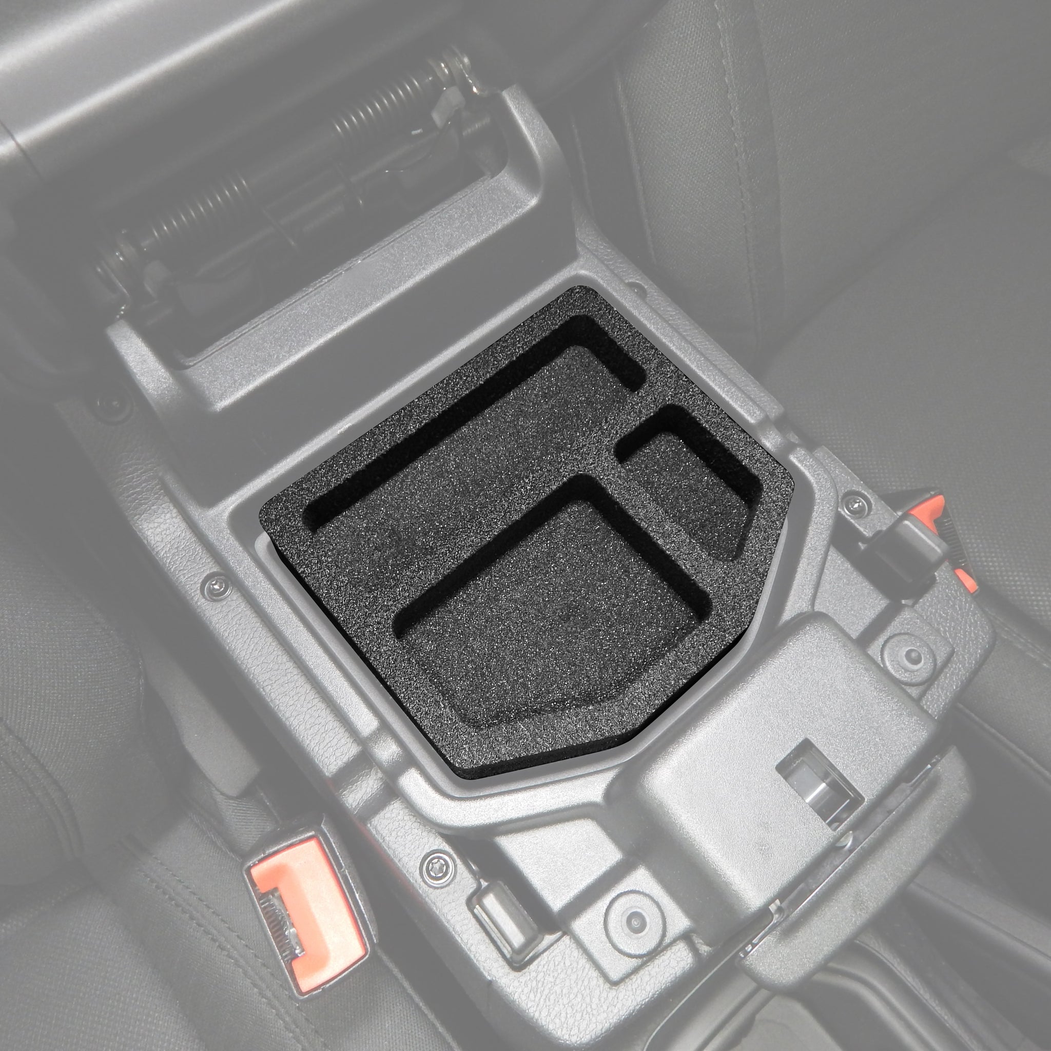 Red Hound Auto Complete 4 Piece Vehicle Organizer System with Center Console and Dash Pocket Inserts Compatible with Jeep Wrangler Unlimited 4-Door 2018-2019 (JL) Anti-Rattle