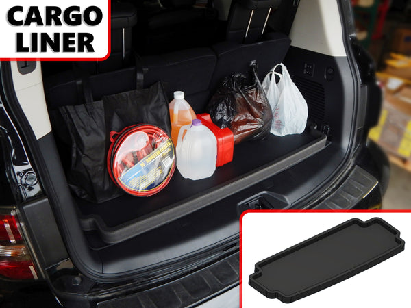 Red Hound Auto Cargo Rear Trunk Mat Liner Tray Custom Direct Fit Floor Hatch Black Foam Compatible with Nissan Armada 2017-2019 Anti-Rattle Waterproof Protector