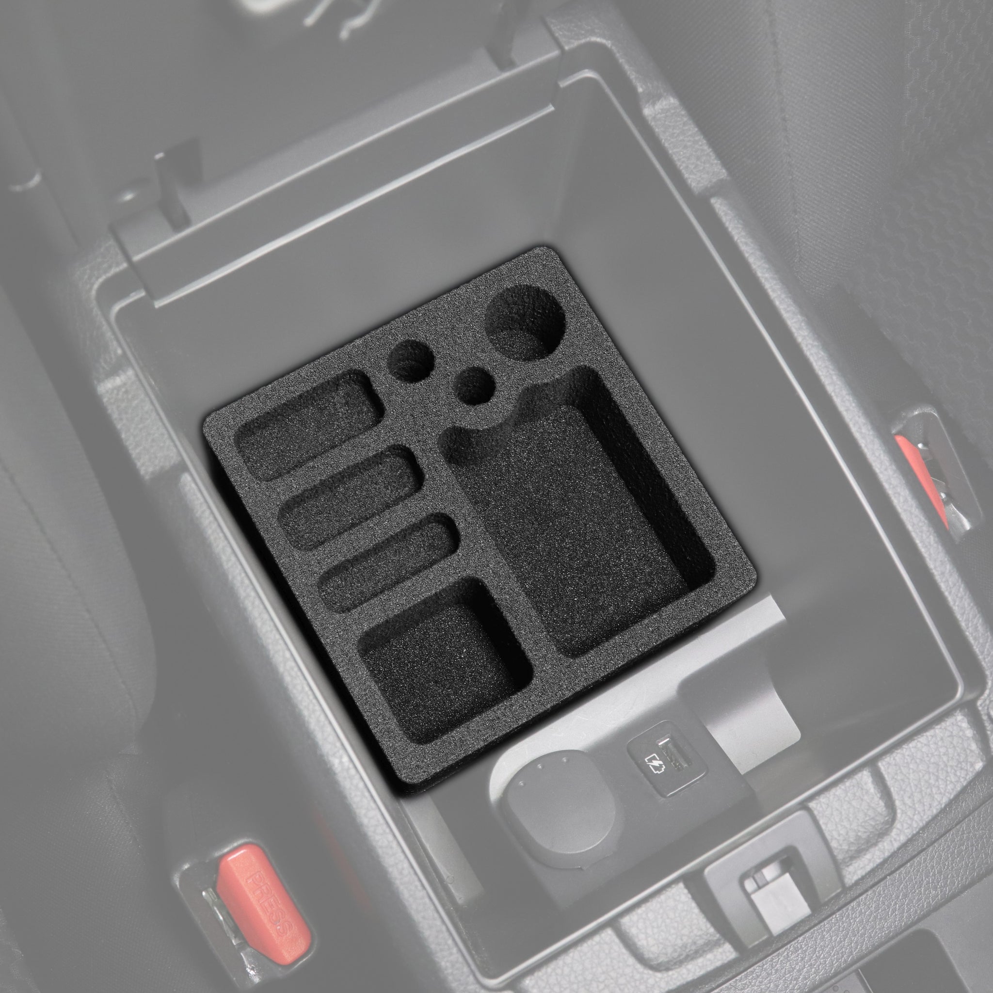 Red Hound Auto Complete 4 Piece Vehicle Organizer System with Center Console, Front Pocket and Glove Box Inserts Compatible with Nissan Rogue Sport 2017-2020 Anti-Rattle