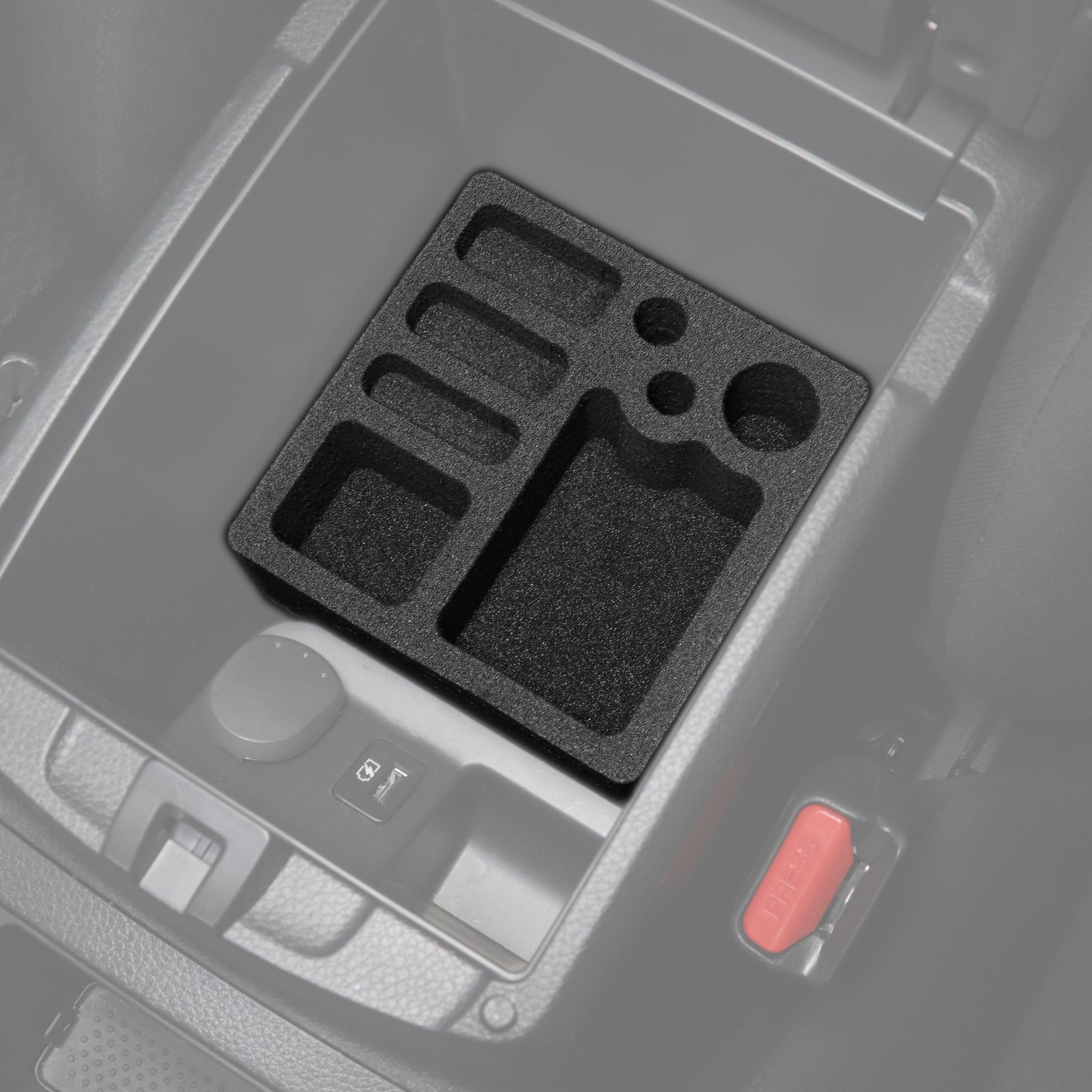 Red Hound Auto Center Console Organizer 2 Piece Stacking Set