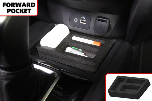 Red Hound Auto Complete 4 Piece Vehicle Organizer System with Center Console, Front Pocket and Glove Box Inserts Compatible with Nissan Rogue Sport 2017-2020 Anti-Rattle
