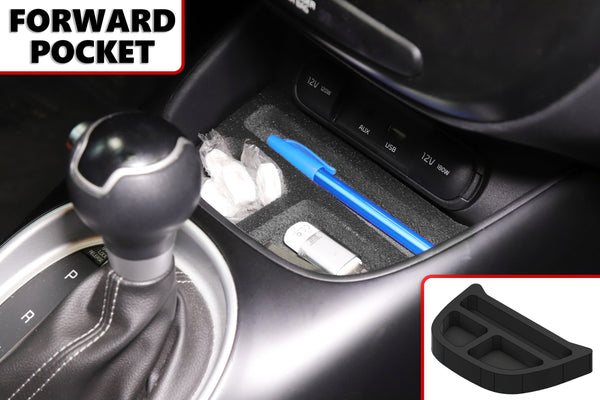 Red Hound Auto Complete 4 Piece Vehicle Organizer System with Center Console, Front Pocket and Glove Box Inserts Compatible with Kia Soul 2014-2019 Anti-Rattle