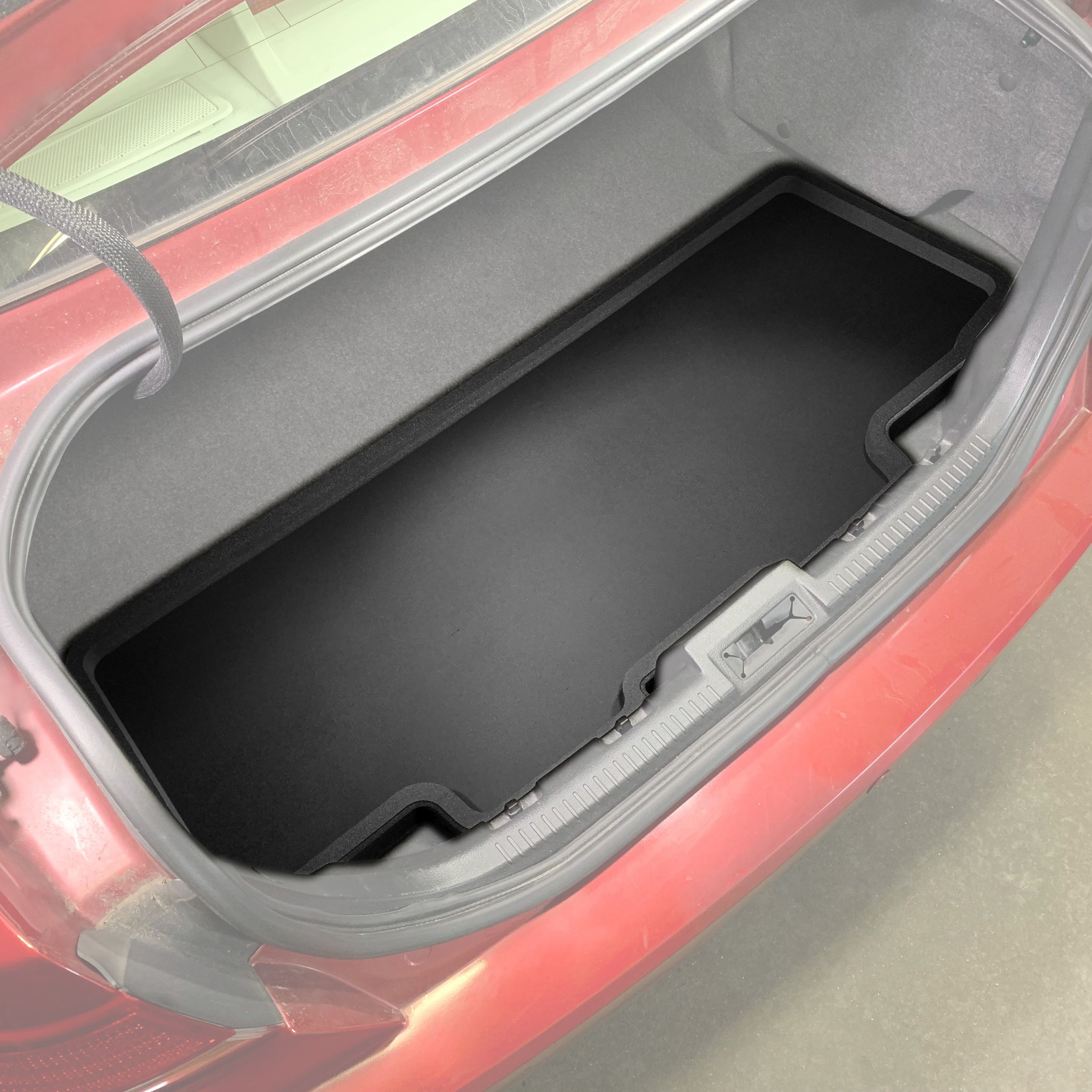 Red Hound Auto Cargo Rear Trunk Mat Liner Tray Custom Direct Fit Floor Hatch Black Foam Compatible with Lincoln MKZ 2010-2012 Anti-Rattle Waterproof Protector