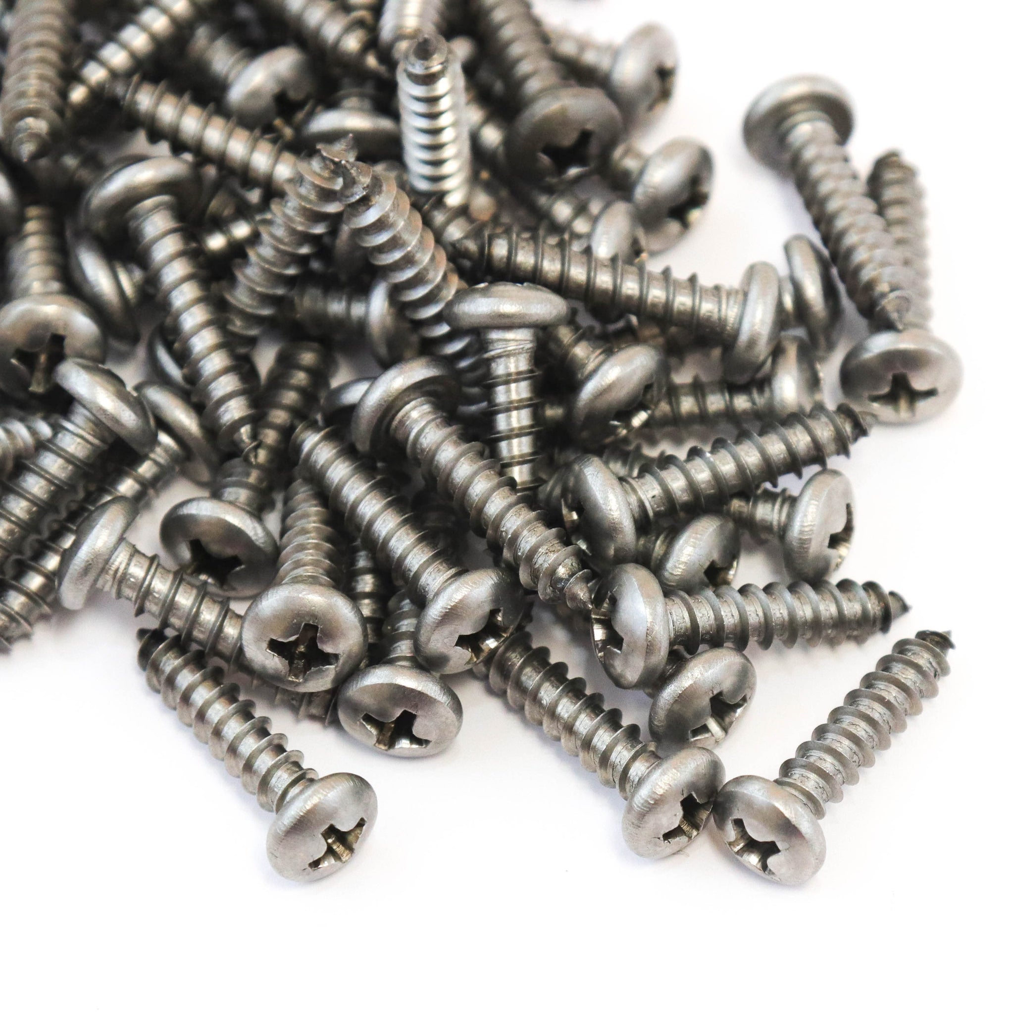Red Hound Auto 40 Marine Pan Head Self Tapping Screw Set Type A No. 8 x .75 Inches for Wood Metal Plastics 8 x 3/4 304 SS Stainless Steel Corrosion Resistant