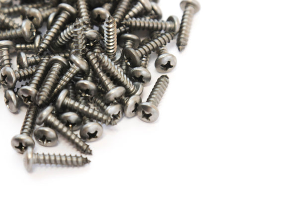 Red Hound Auto 40 Marine Pan Head Self Tapping Screw Set Type A No. 8 x .75 Inches for Wood Metal Plastics 8 x 3/4 304 SS Stainless Steel Corrosion Resistant