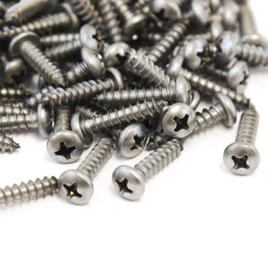 Red Hound Auto 80 Marine Pan Head Self Tapping Screw Set Type A No. 8 x .75 Inches for Wood Metal Plastics 8 x 3/4 304 SS Stainless Steel Corrosion Resistant