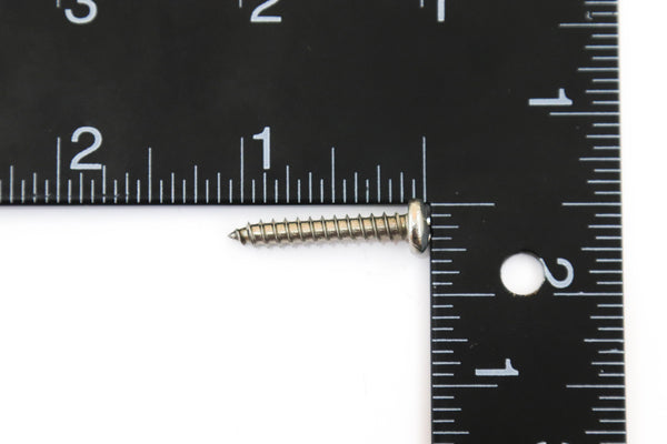 Red Hound Auto 50 Marine Pan Head Self Tapping Screw Set Type A No. 8 x 1 Inch 304 SS Stainless Steel Corrosion Resistant