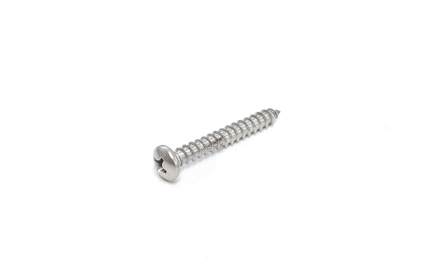 Red Hound Auto 40 Marine Pan Head Self Tapping Screw Set Type A Number 8 x 1.25 Inches for Wood Metal Plastics 304 SS Stainless Steel Corrosion Resistant