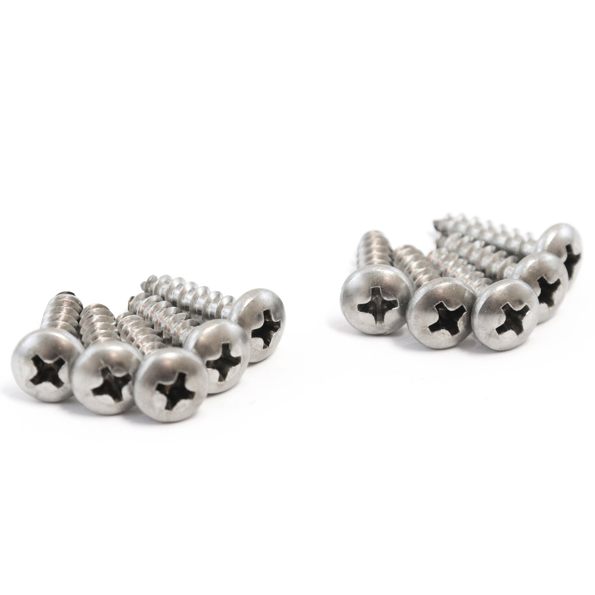 Red Hound Auto 10 Marine Pan Head Self Tapping Screw Set Type A Number 10 x .75 Inches for Wood Metal Plastics 304 SS Stainless Steel Corrosion Resistant