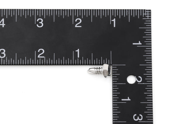 Red Hound Auto 80 Marine Hex Head Self Drilling Screw Set Number 10 x .5 Inches for Wood Metal Plastics 304 SS Stainless Steel Corrosion Resistant