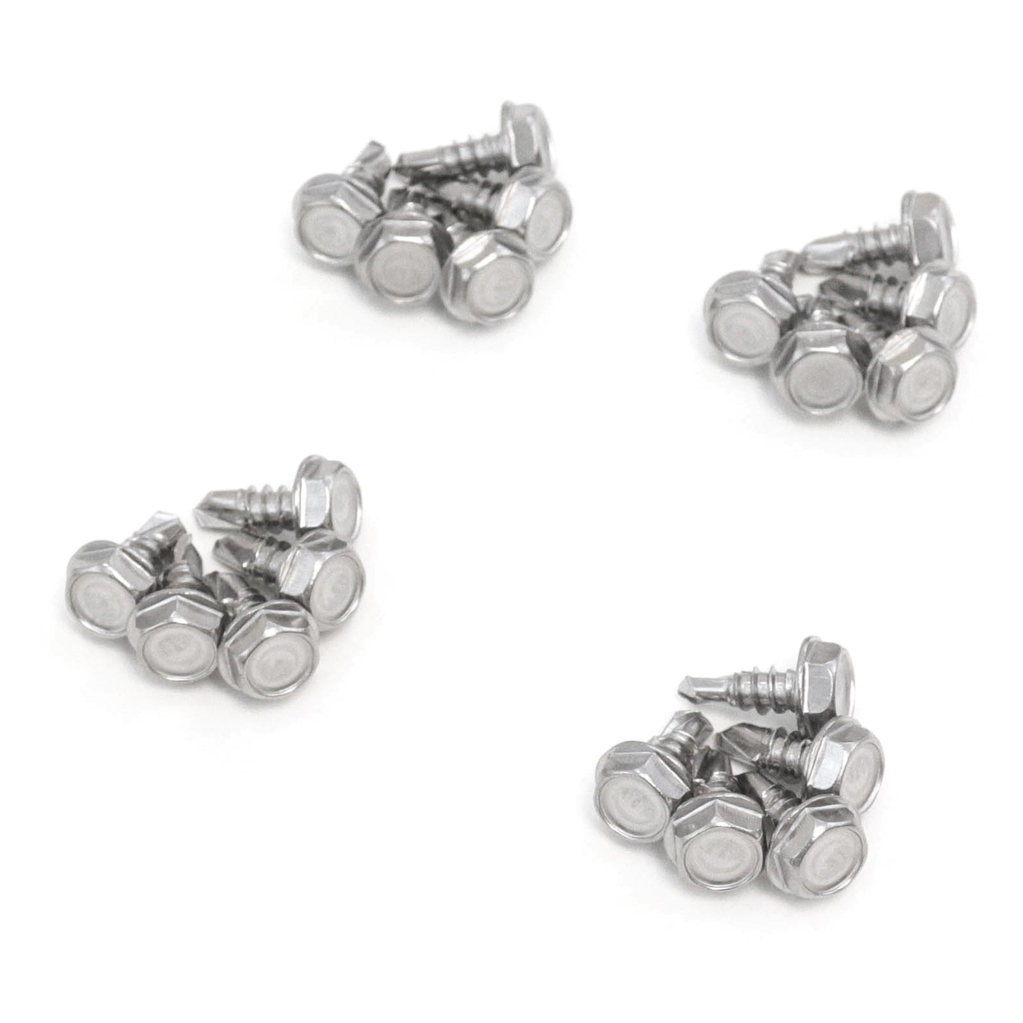 Red Hound Auto 20 Marine Hex Head Self Drilling Screw Set Number 10 x .5 Inches for Wood Metal Plastics 304 SS Stainless Steel Corrosion Resistant