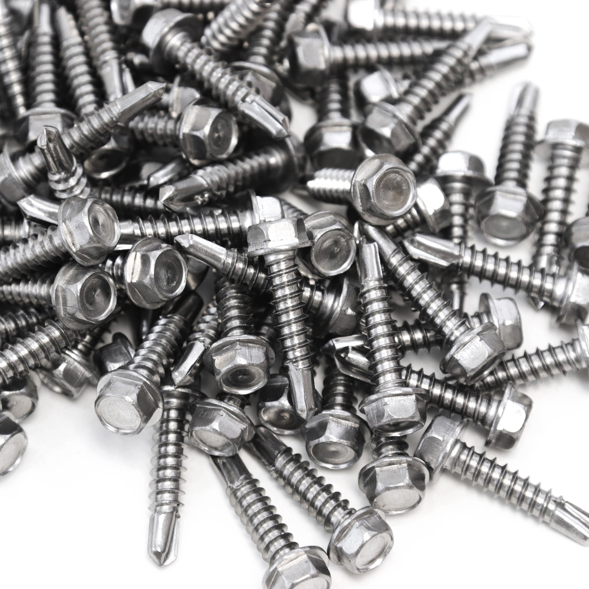 Red Hound Auto 160 Marine Hex Head Self Drilling Screw Set Number 12 x 1 Inch for Wood Metal Plastics 304 SS Stainless Steel Corrosion Resistant