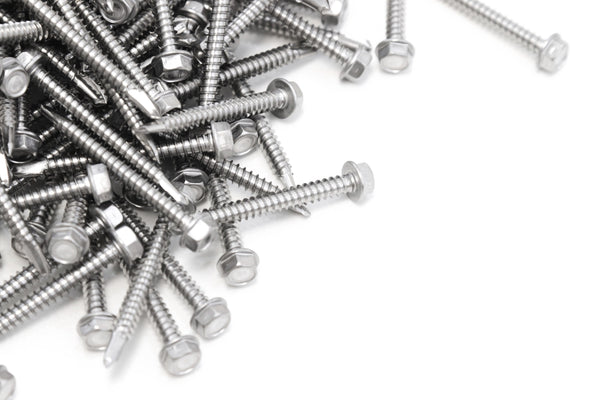 Red Hound Auto 160 Marine Hex Head Self Drilling Screw Set Number 12 x 2 Inches for Wood Metal Plastics 305 SS Stainless Steel Corrosion Resistant