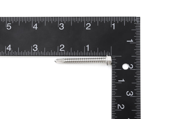 Red Hound Auto 160 Marine Hex Head Self Drilling Screw Set Number 12 x 2 Inches for Wood Metal Plastics 305 SS Stainless Steel Corrosion Resistant
