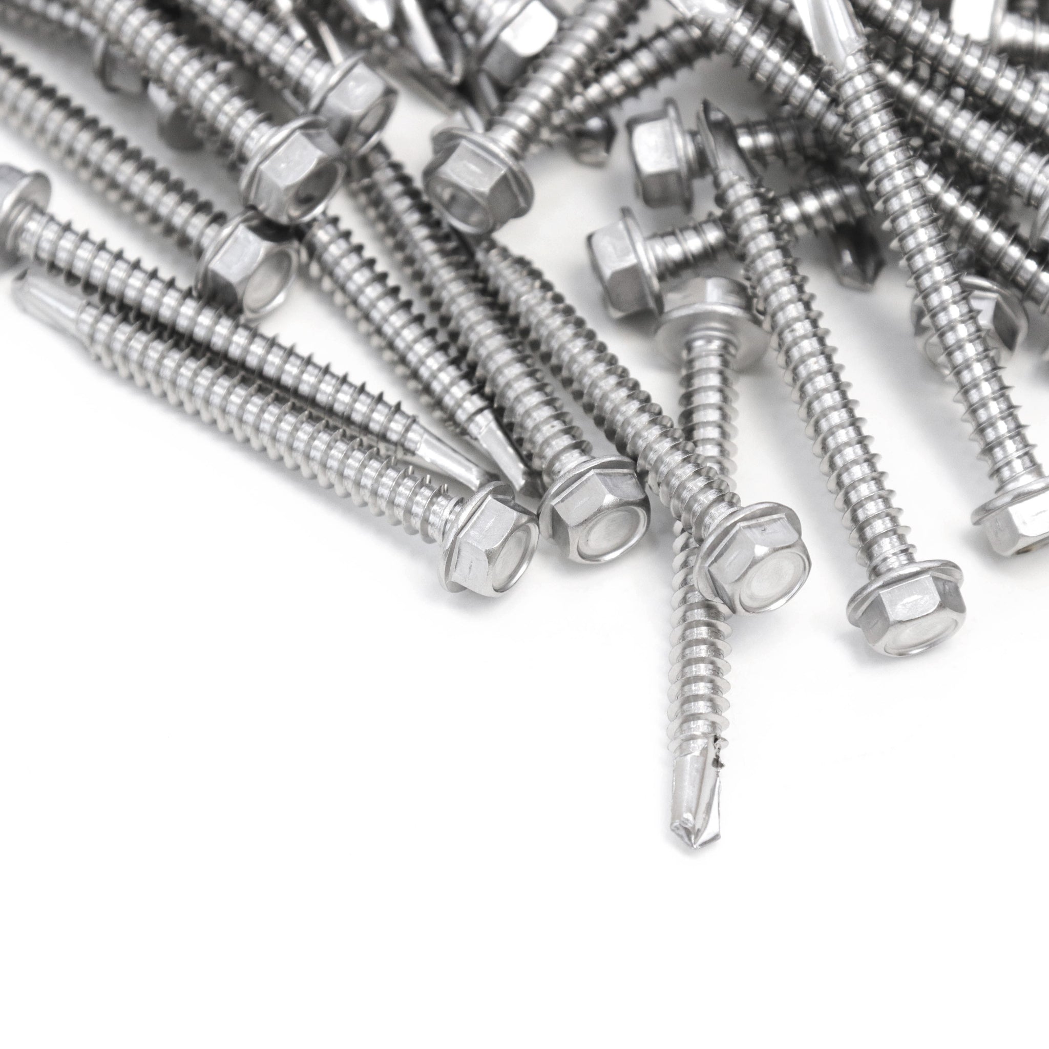 Red Hound Auto 100 Marine Hex Head Self Drilling Screw Set Number 12 x 2 Inches for Wood Metal Plastics 305 SS Stainless Steel Corrosion Resistant