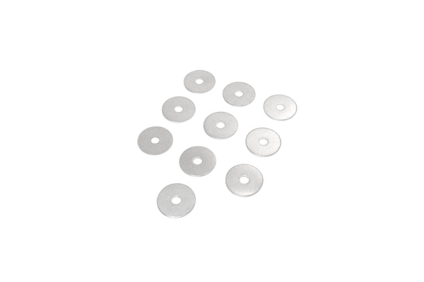 Red Hound Auto 10 Flat Fender Washers Set Fits 1/4 Inch .281 Inch ID Hole Size, 1.25 Inch OD for 304 SS Stainless Steel Corrosion Resistant