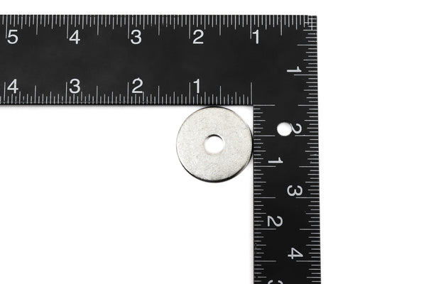 Red Hound Auto 10 Flat Fender Washers Set Fits 1/4 Inch .281 Inch ID Hole Size, 1.25 Inch OD for 304 SS Stainless Steel Corrosion Resistant