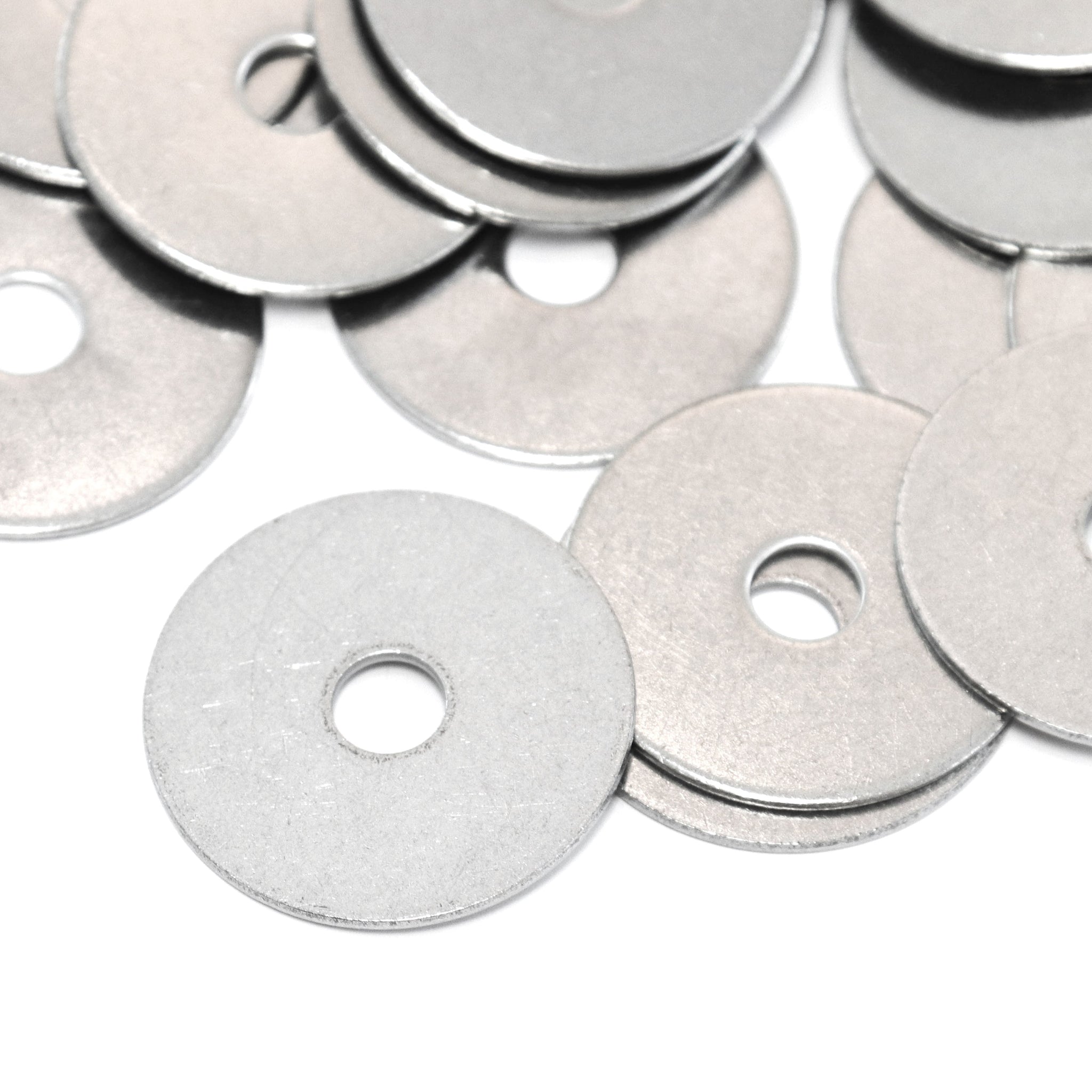 Red Hound Auto 40 Flat Fender Washers Set Fits 1/4 Inch .281 Inch ID Hole Size, 1.25 Inch OD for 304 SS Stainless Steel Corrosion Resistant