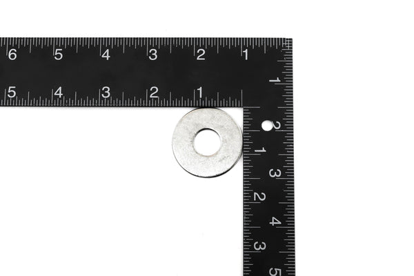 Red Hound Auto 100 Flat Fender Washers Set Fits 1/2" .531 Inch ID Hole Size, 1.5 Inch OD for 304 SS Stainless Steel Corrosion Resistant