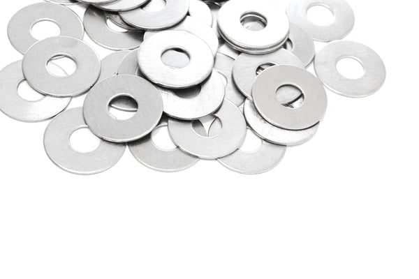 Red Hound Auto 100 Flat Fender Washers Set Fits 1/2" .531 Inch ID Hole Size, 1.5 Inch OD for 304 SS Stainless Steel Corrosion Resistant