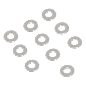 Red Hound Auto 10 Flat Standard Washers Set Fits 1/4 Inch .281 Inch ID Hole Size, .625 Inch OD for 304 SS Stainless Steel Corrosion Resistant