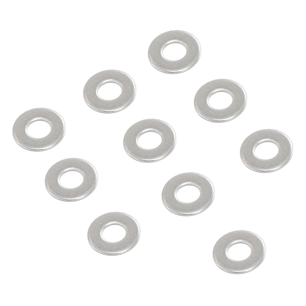 Red Hound Auto 10 Flat Standard Washers Set Fits 1/4 Inch .281 Inch ID Hole Size, .625 Inch OD for 304 SS Stainless Steel Corrosion Resistant